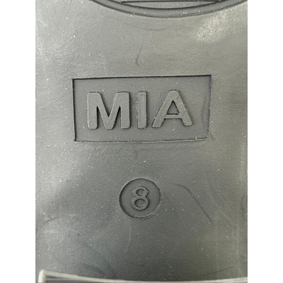 Mia Cindy Embossed Western Cowboy Boot in Black Python Size 8 NEW - Picture 6 of 7